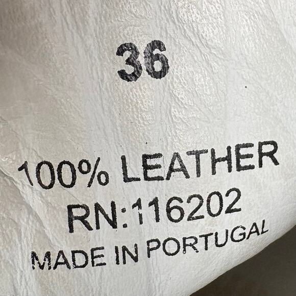 Zadig & Voltaire High Top Flash Sneaker White Lightning Lace Up Leather Size 36 - Picture 6 of 13